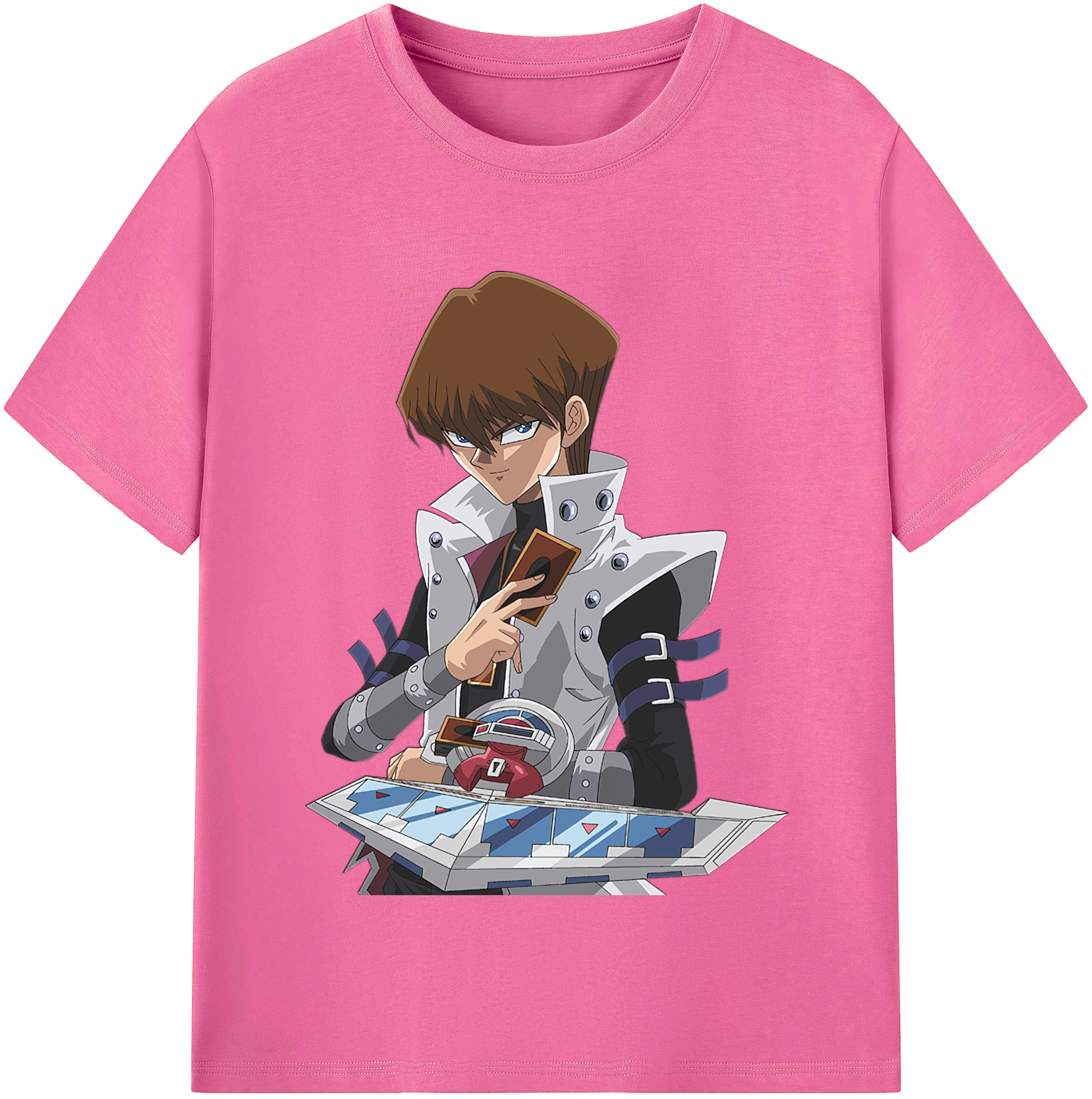 （画像用） 遊☆戯☆王 Yu-Gi-Oh! レディースカジュアルプリントTシャツ（綿100％）